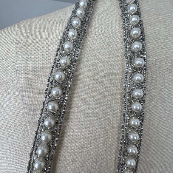 Vintage Jessica Howard Party Dress Womens 8 Pearl Prom Wedding Homecoming 90s - Picture 8 of 16